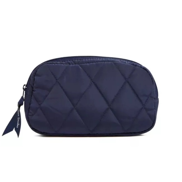 Vera Bradley Ultralight Essential Mini Belt Bag Scroll Navy Wallet Purse - Picture 1 of 4